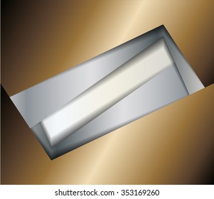 vector Golden elements abstract design 