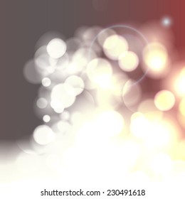 Vector golden festive Christmas background.