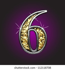Vector golden figure