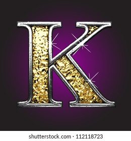 Vector golden figure