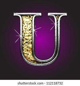 Vector golden figure