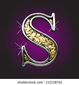 Vector golden figure