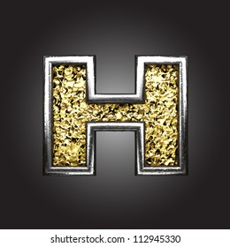 Vector golden figure