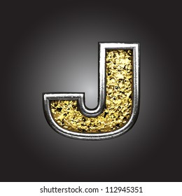 Vector golden figure