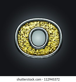 Vector golden figure