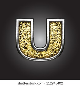 Vector golden figure