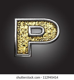 Vector golden figure