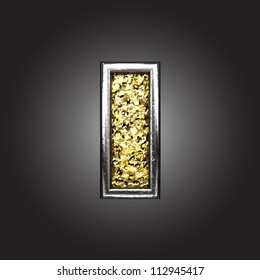 Vector golden figure
