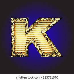 Vector golden figure