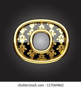 Vector golden figure