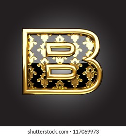 Vector golden figure