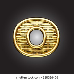 Vector golden figure