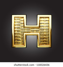 Vector golden figure