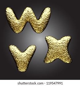 Vector golden figure