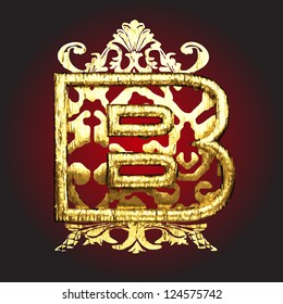 Vector golden figure