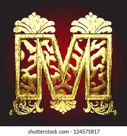 Vector golden figure
