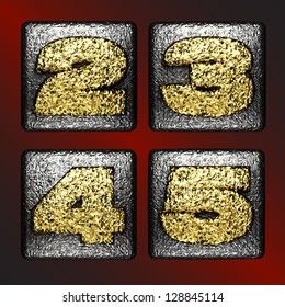 Vector golden figure