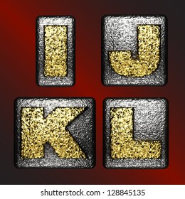 Vector golden figure