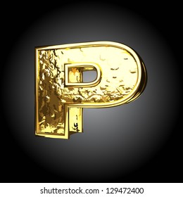 Vector golden figure