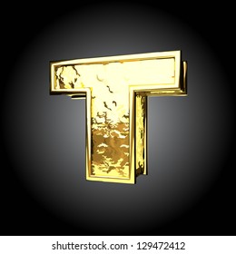 Vector golden figure