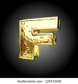 Vector golden figure