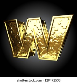Vector golden figure