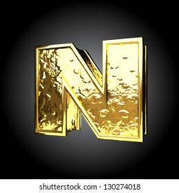 Vector golden figure