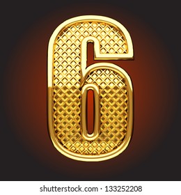 Vector golden figure