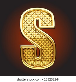 Vector golden figure