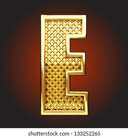 Vector golden figure