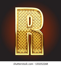 Goldene Vektorfigur