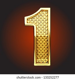 Vectorgoldene Figur