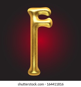 vector golden figure