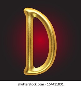 vector golden figure