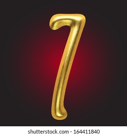 vector golden figure