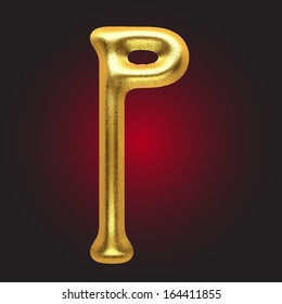 vector golden figure