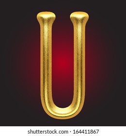 vector golden figure