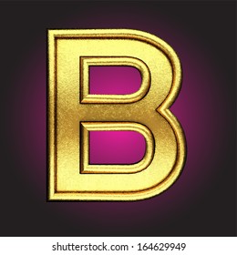 Vector golden figure