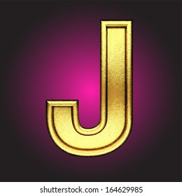 Vector golden figure