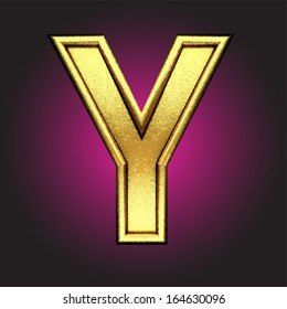 Vector golden figure