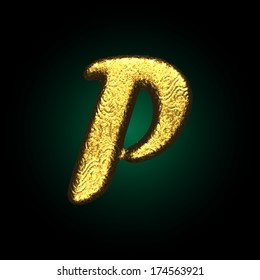 vector golden figure