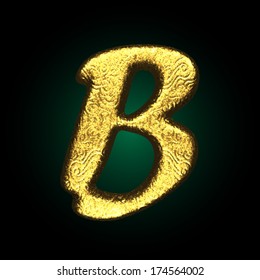 vector golden figure