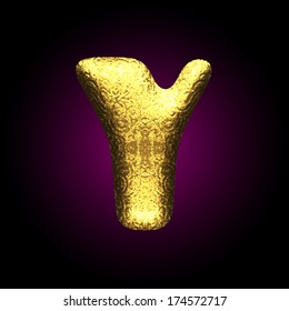 vector golden figure
