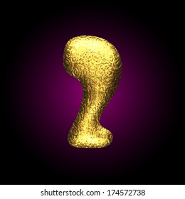 vector golden figure