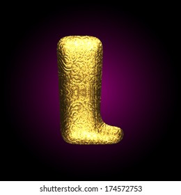 vector golden figure