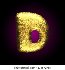 vector golden figure