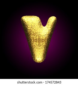 vector golden figure