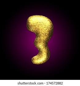 vector golden figure