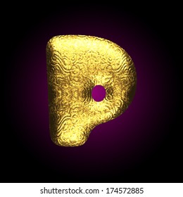 vector golden figure