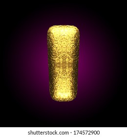 vector golden figure